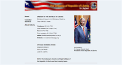 Desktop Screenshot of liberianembassyjp.org